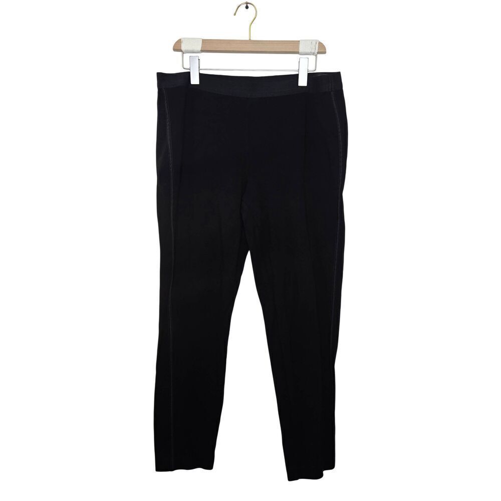 Eileen Fisher Pants Women's Size Large Black Tencel Stretch Trouser Career